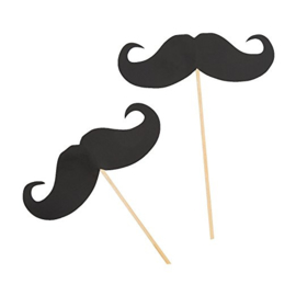 "Mustache Party" prikkers 25 stuks