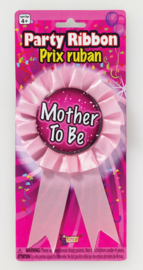 "Mother To Be" Rozet/Button Fuchsia