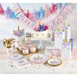 "Unicorn Baby" goody bags 8 stuks