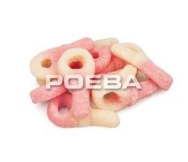 Baby snoep speentjes roze/wit  150 gram