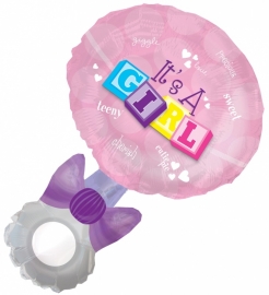 "Rammelaar Girl" Super folie ballon (94 cm!)