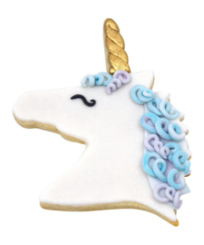 Unicorn taart decoratie set