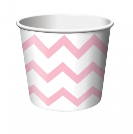 Traktatiebeker 'Chevron' Baby Pink