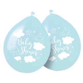 "Little Cloud" Babyshower Blue ballonnen 8 stuks