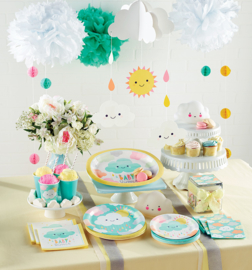 Baby Shower wolkjes slinger