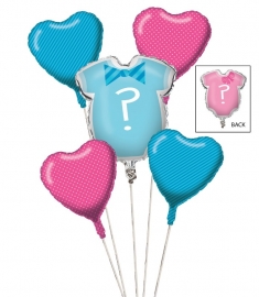 "Little Man or Little Miss"  5 in 1 super ballonnen pakket