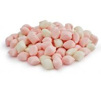 kussentjes roze-wit 100 gram