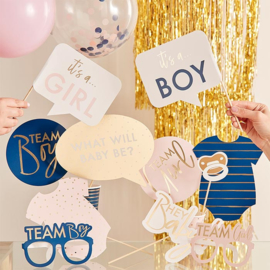 "My Gender Reveal Party" Photo Props