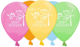 "Happi Tree Babyshower" latex ballonnen