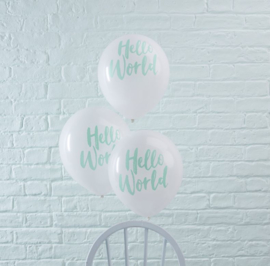 "Hello World" ballonnen