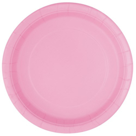 "Roze" gebaksbordjes 18 cm