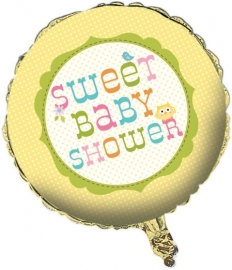 "Happi Tree Babyshower" folie ballon (leeg!)