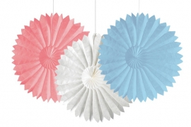 "Decoratiebloem Babyshower Blauw"