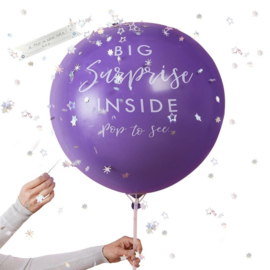 "Big Surprise"  XL Ballon