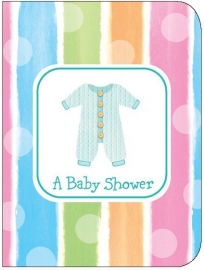 "Babyclothes Babyshower" uitnodigingen