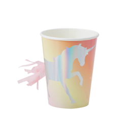 "Unicorn Sparkle" drinkbekers met tassels