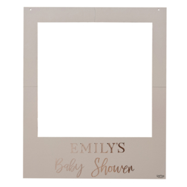 "Baby in Bloom" gepersonaliseerd foto frame