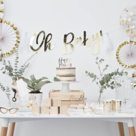 " Oh baby " Houten blokken gastenboek  OB-124