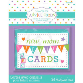 Mom to Be Advice Cards