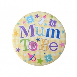 "Mum To Be" XL Badge