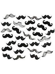 "Mustache Party" confetti