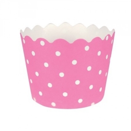 "Baby Pink Polkadot" Baking Cups