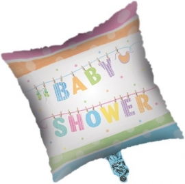 "Babyclothes Babyshower" folie ballon (leeg!)