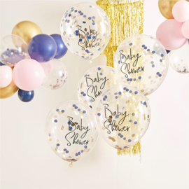 Confetti gevulde Babyshower ballonnen