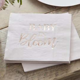 "Baby in Bloom" lunch servetten