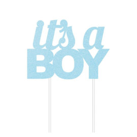 "It's A Boy" taarttopper