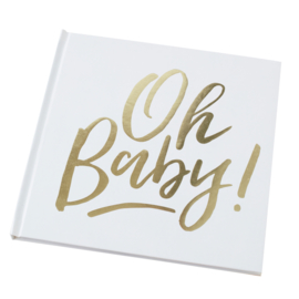 "Oh Baby"  Guest Boek met harde kaft  GR- OB-128