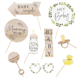 "Botanical Baby" Party Photo Props