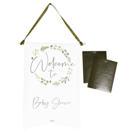 Welkomstbanner "Botanical Baby"