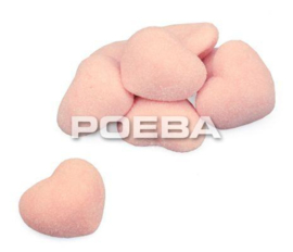 Geboorte gom hartjes roze 250 gram