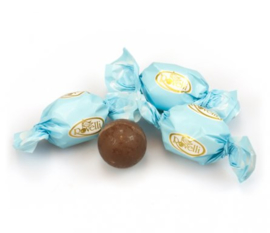 Blauwe en Roze Rovelli Max chocolade ballen