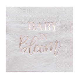 "Baby in Bloom" lunch servetten