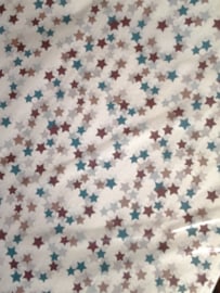 Zijdevloeipapier | sterren | 5 stk | 50 x 70cm