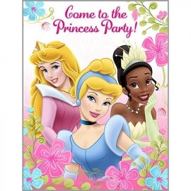 Prinsessen feest  / uitnodigingen