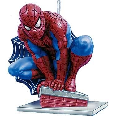 Spiderman kaars