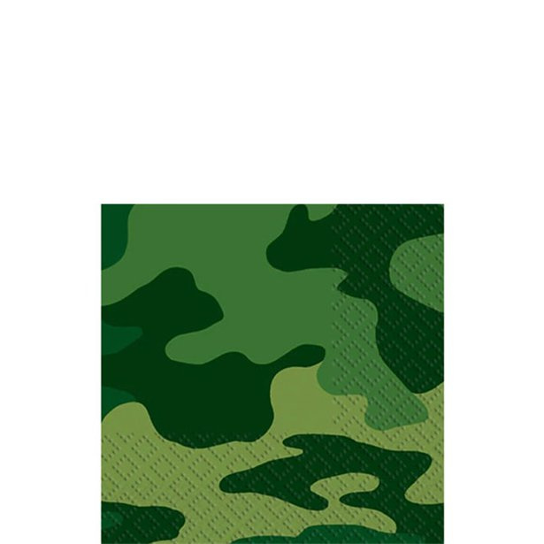 Camouflage leger / feest servetten | Camouflage legerthema feest | Helena`s
