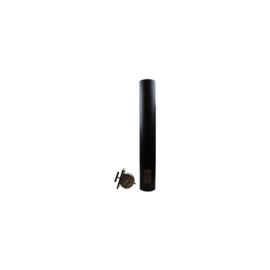 Abcat RVS zwart diam.150mm Lengte 100cm.RZH.4043Z