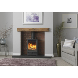 C&J Fireline Woodtec 5 kW Standaard 414 mm met houtvak.RZH.7626