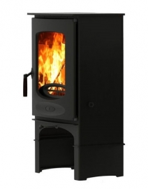 Charnwood C-Seven mat zwart op sokkel 3-8KW