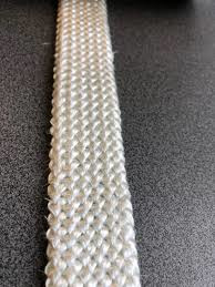 Glasvezel plaklint  10x3mm wit lengte 4 meter