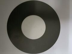 Rozet  Mat Zwart binnenmaat diam.80mm buitenmaat 200mm