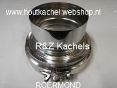 Solinox Aansluitstuk van enkelwandig naar dubbelwandig diam.180-230mm.RZS.10.0D180