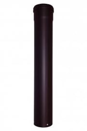 Pelletkachel pijp1 Meter Zwart Diam. 80mm dik 1,2mmRS01.0
