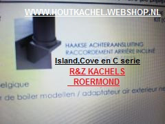 Charnwood rechtwinkliger hinterer Anschluss Island, Cove, C-Serie Durchm. 125/150 / 180 mm