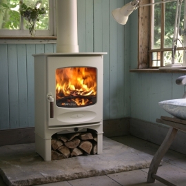 Charnwood C-Four Ivoor met sokkel 2-6KW