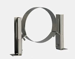 Muurbeugel RVS  DW 150/200mm. verstelbaar 4,5--> 20cm .RS13.0